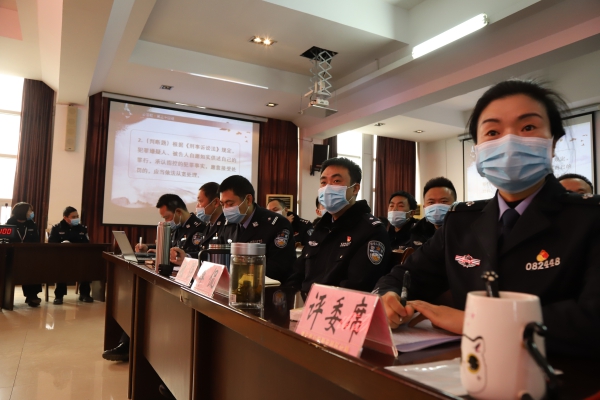 遂宁市公安局安居区分局工会委员会开展职工法治竞赛活动